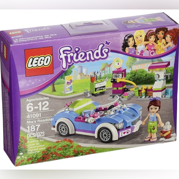 LEGO Friends 41091 Mia’s Roadster Incomplete – Missing 2 Pieces - Picture 4 of 4